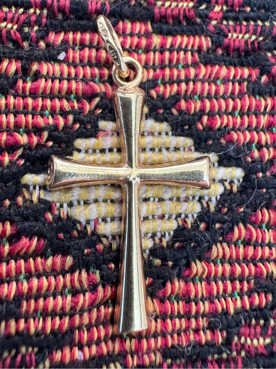 Jewelry - 10K Gold Cross Pendant Unisex